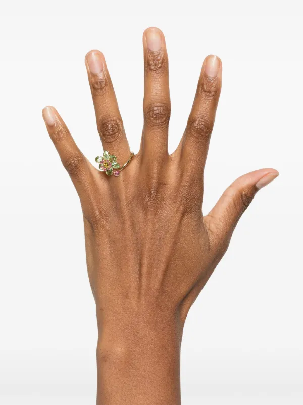 Swarovski Idyllia open-ring | Gold | FARFETCH RO Swarovski Idyllia open-ring | Gold | FARFETCH RO