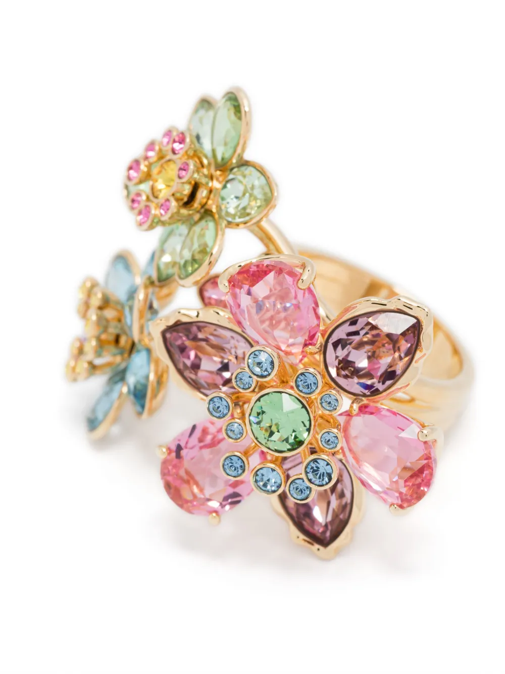 送料関税込◇SWAROVSKI Idyllia リング Swarovski Idyllia Ring | Gold | FARFETCH