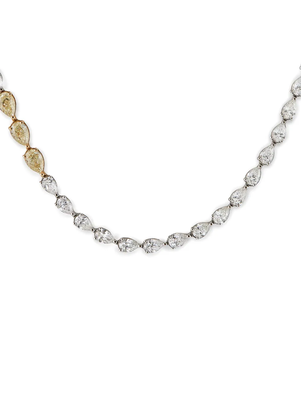 Jewels Aficionado Riviére テニス ネックレス 18Kホワイトゴールド - シルバートーン Jewels Aficionado Riviére テニス ネックレス 18Kホワイトゴールド - シルバートーン