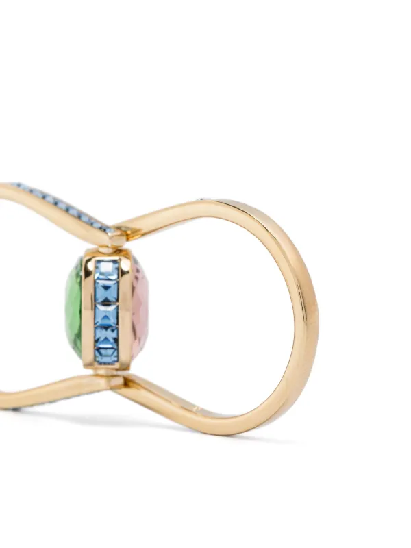 【SWAROVSKI】Chroma リング 純正箱付き Swarovski Chroma Ring | Gold | FARFETCH