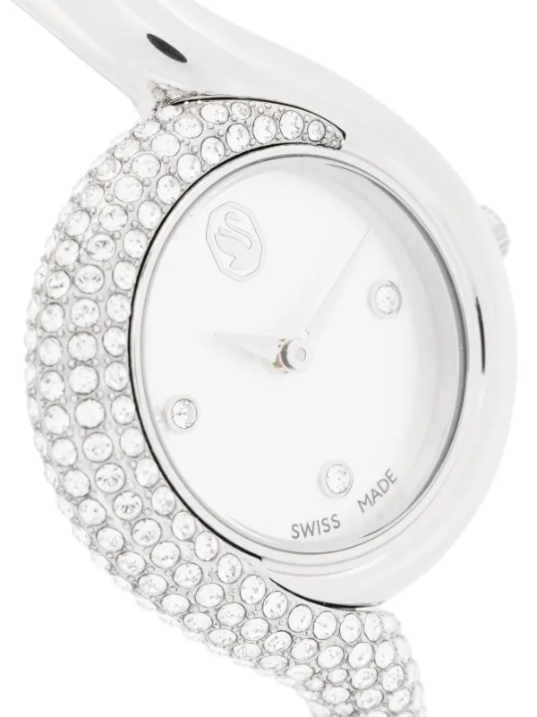 Swarovski Dextera Asymmetric 32mm | Silver | FARFETCH ID