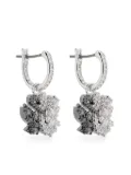 Swarovski Swan drop earrings - Silver