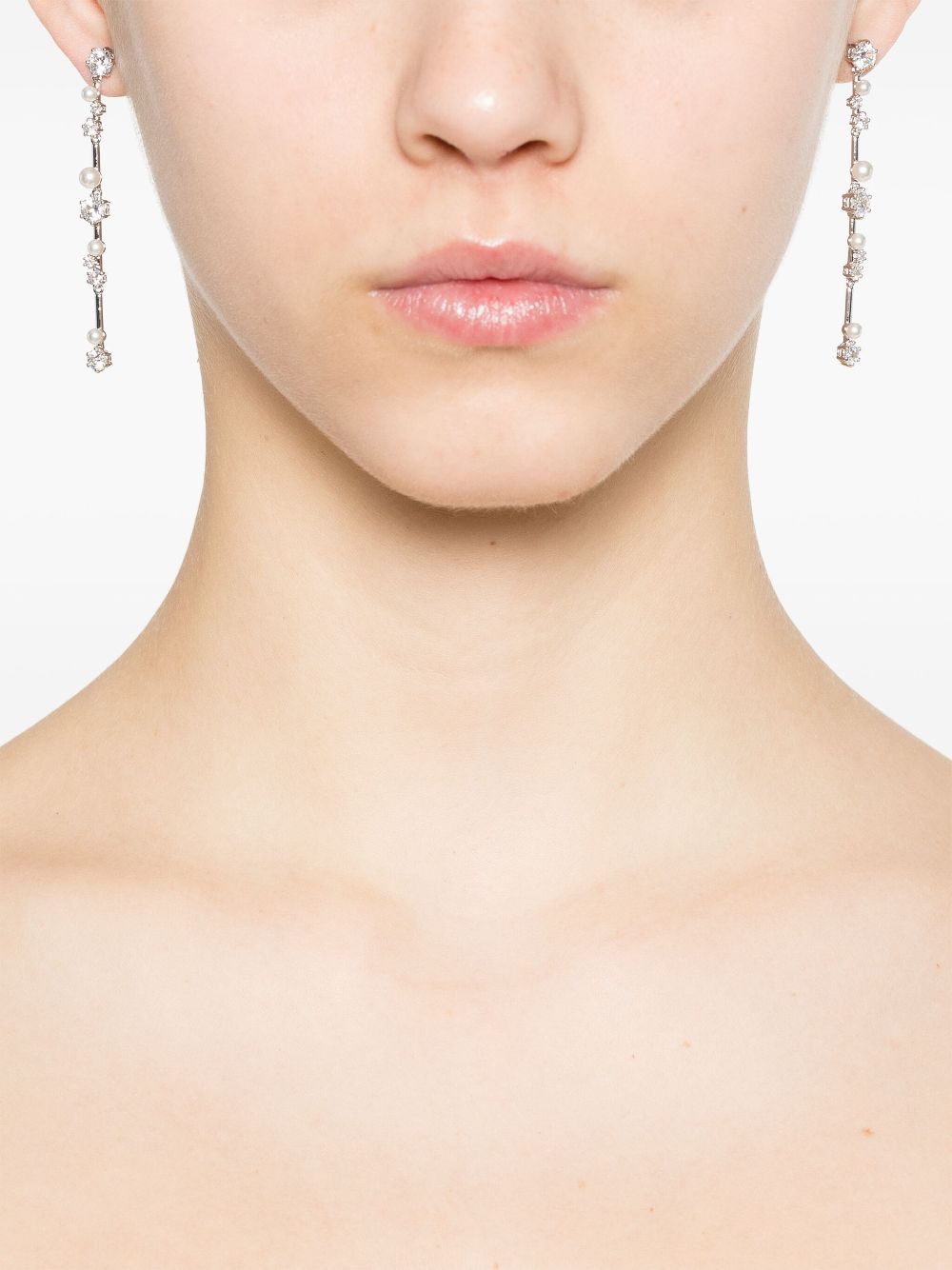 Swarovski Constella drop earrings - Silver