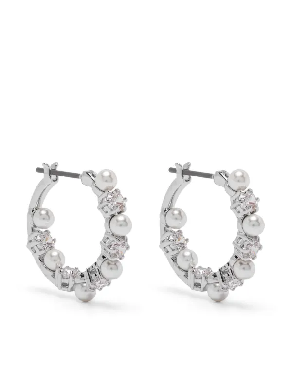 Swarovski Matrix ドロップピアス | シルバートーン | FARFETCH JP