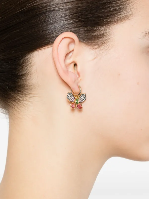 Swarovski Idyllia Drop Earrings | Gold | FARFETCH