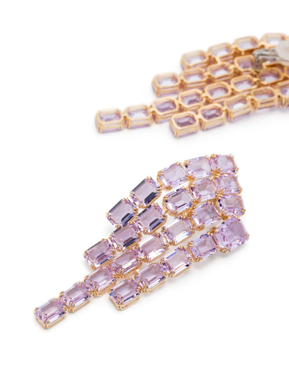  Swarovski Millenia Earrings - Purple 