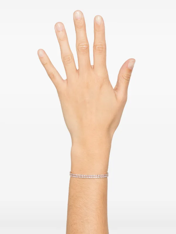 Swarovski Matrix Tennis ブレスレット | ゴールドトーン