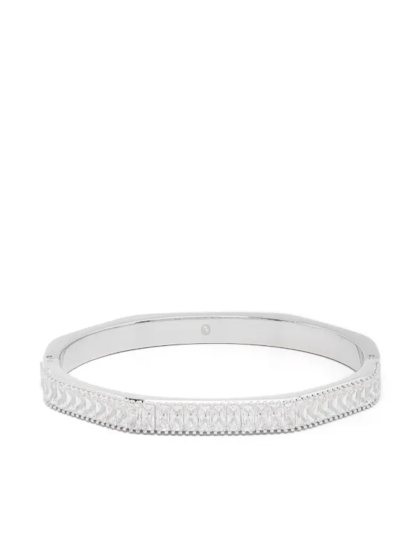 スワロフスキーMatrix バングル(Mサイズ) Swarovski Matrix バングル | シルバートーン | FARFETCH JP