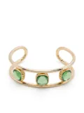 Swarovski Chroma Twist cuff - Gold