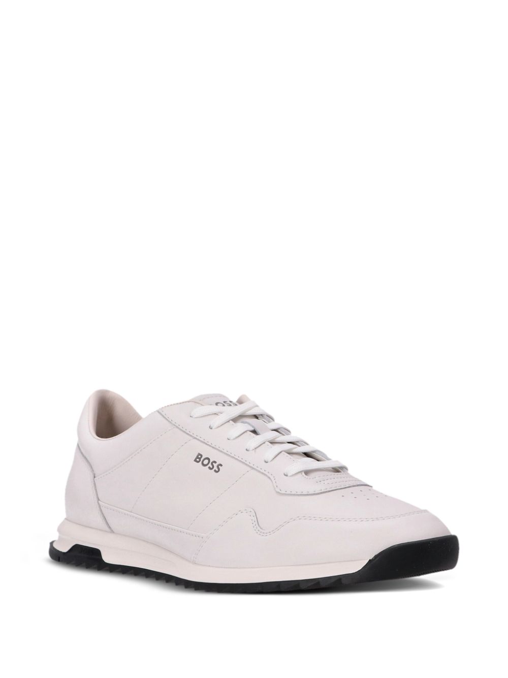 BOSS Zayn leren sneakers - 100 WHITE