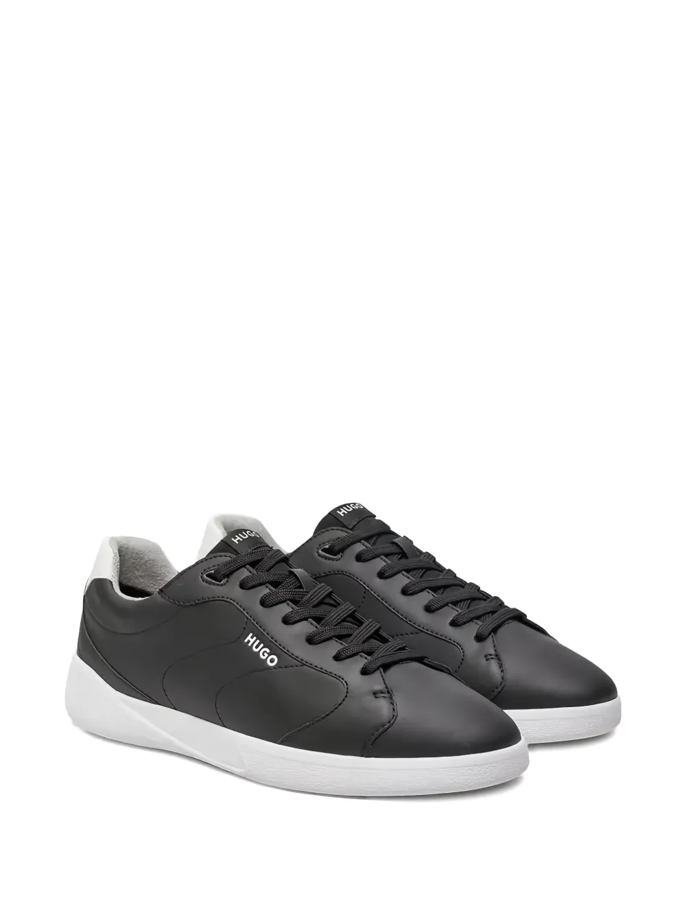 HUGO logo-detail leather trainers | Low-Tops | Image 2