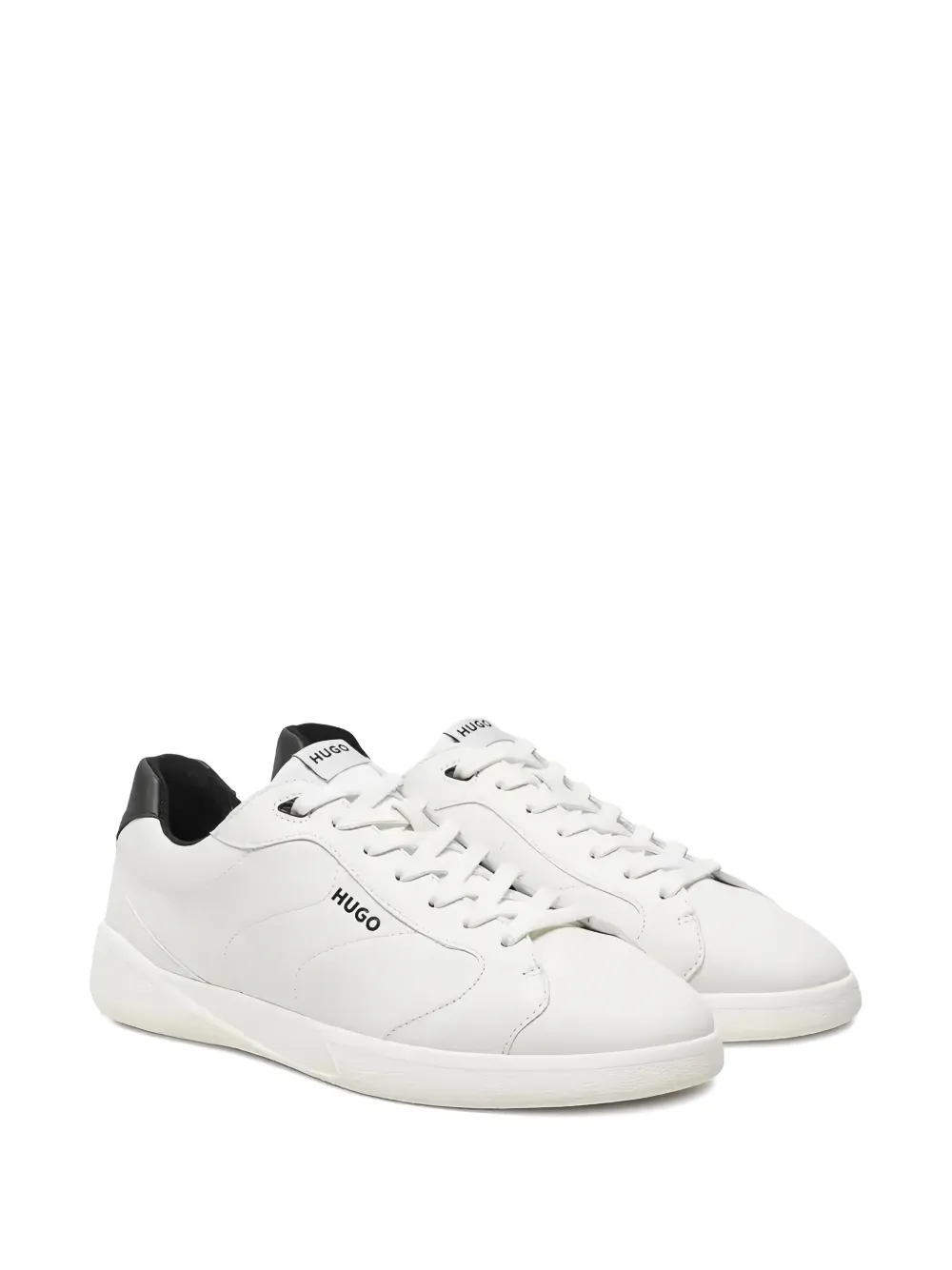 HUGO Riven Tenn leather sneakers White