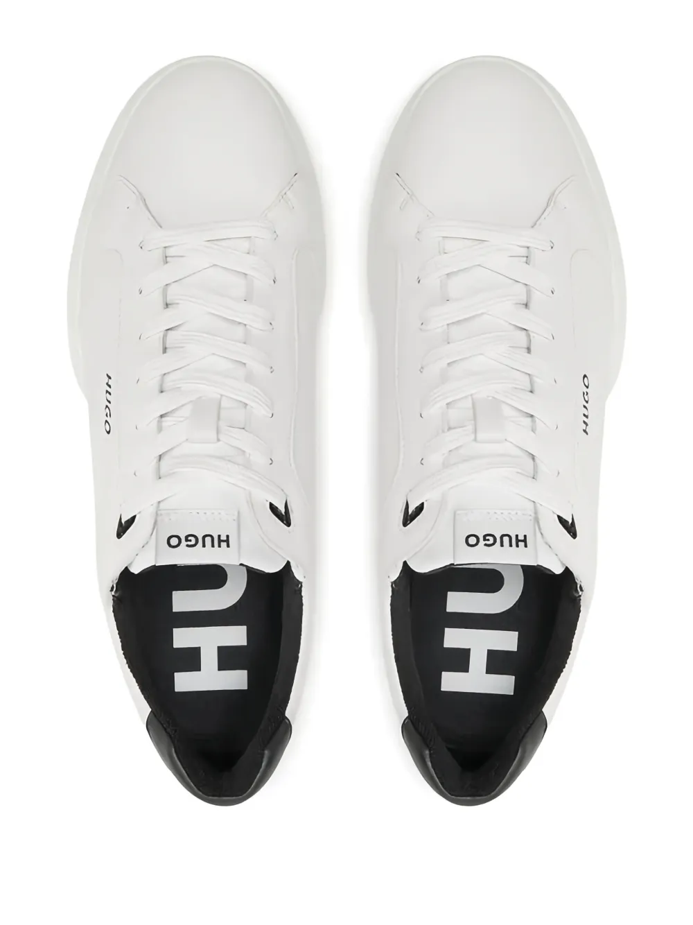 HUGO Riven Tenn leather sneakers White