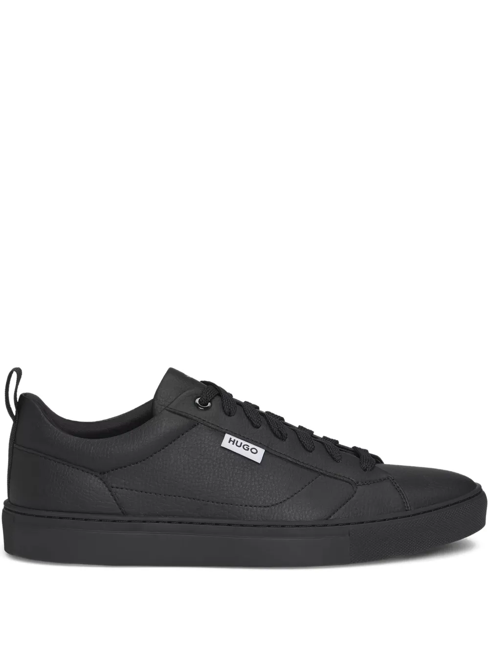 HUGO Morrie logo-detail lace-up sneakers Black
