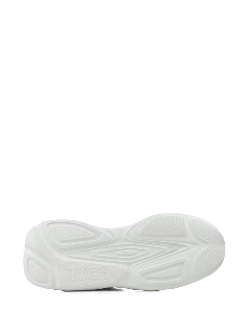 HUGO logo-detail chunky trainers Wit