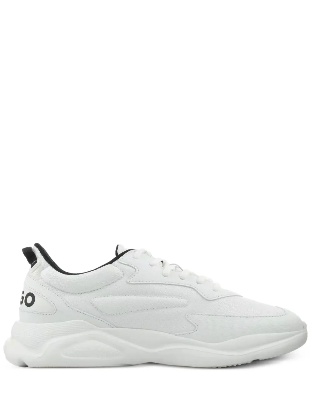 HUGO logo-detail chunky trainers White