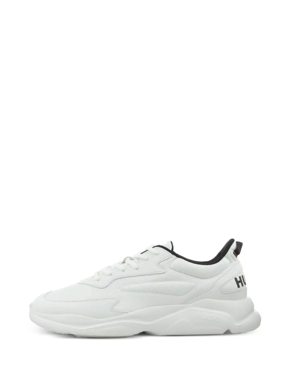 HUGO logo-detail chunky trainers Wit