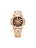 Patek Philippe Pre-Owned 2019 pre-owned Nautilus 5711/1R-001 'Tiffany & Co.' 40.5mm - Brown