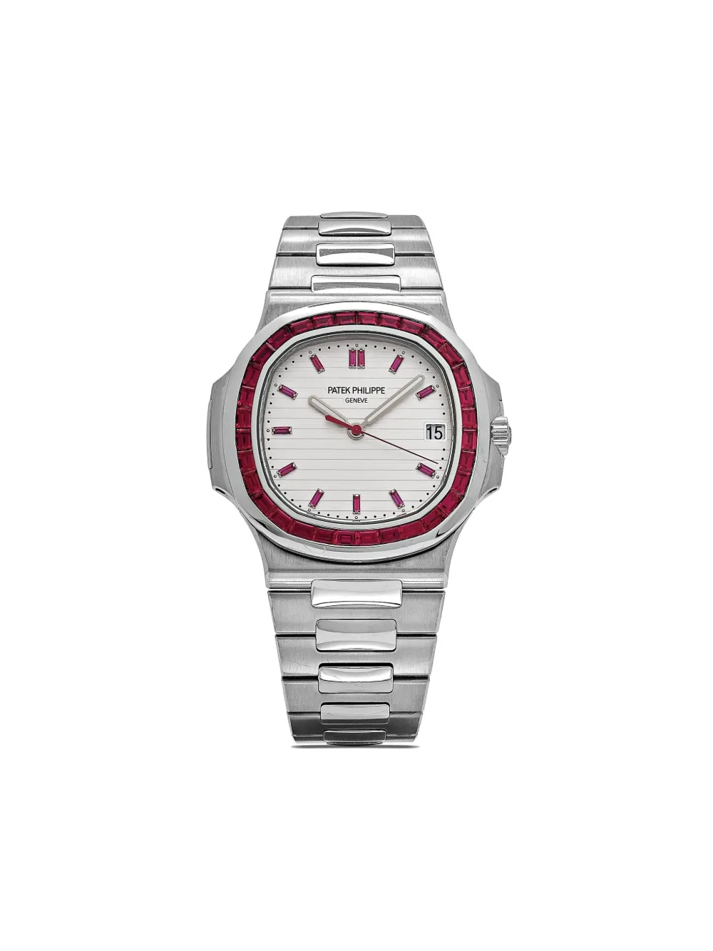 Patek Philippe Pre-Owned 2017 pre-owned Nautilus 40mm | White | Image 1