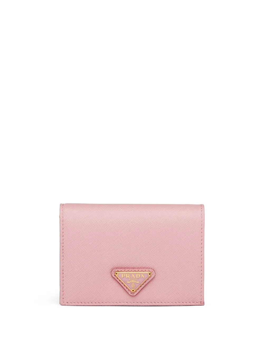 Prada Saffiano leren portemonnee Roze