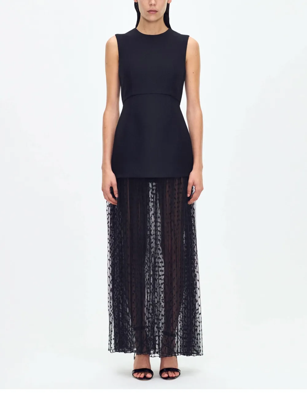 Adam Lippes Odette maxi dress - Zwart