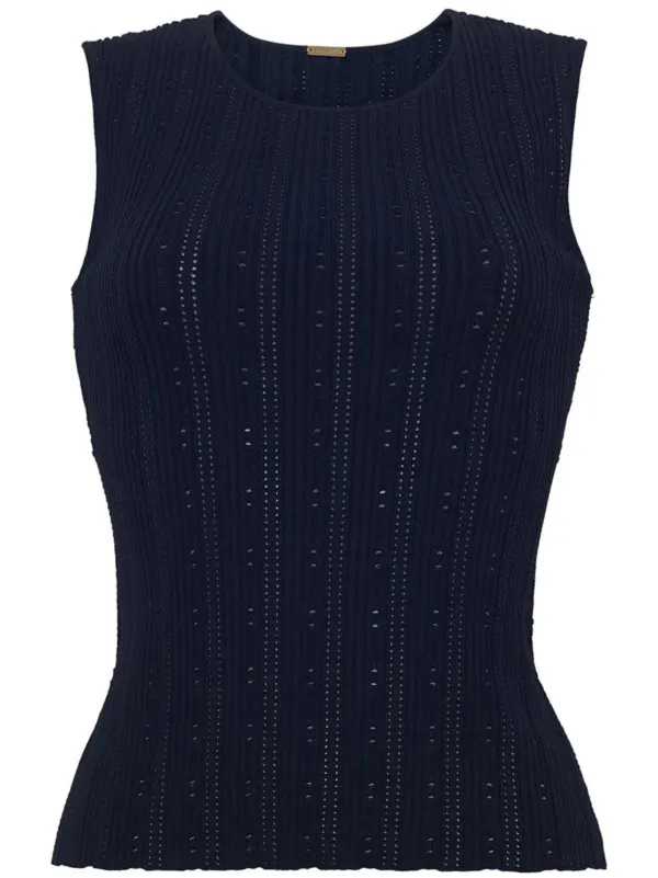 Adam Lippes Brynn Top in Blue