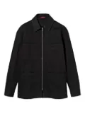 Gucci zip-front patch-pocket jacket - Black