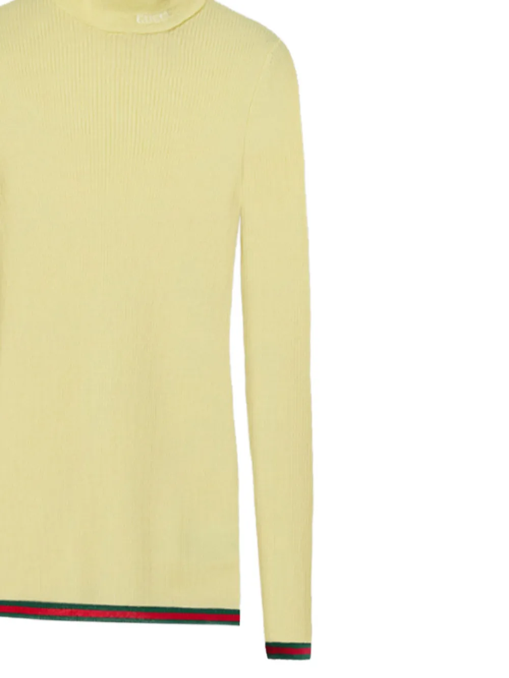 Gucci ribbed-knit turtleneck top | Knitted Sweaters | Image 2