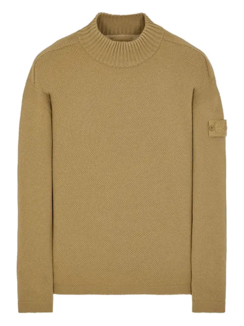Stone Island high-neck patch-pocket sweater