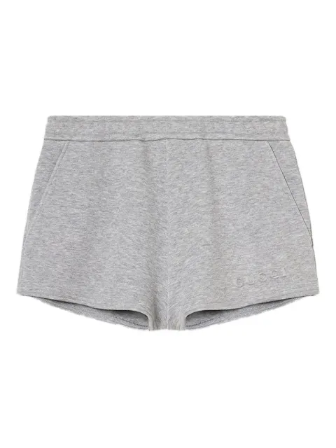 Gucci side-pocket jersey shorts