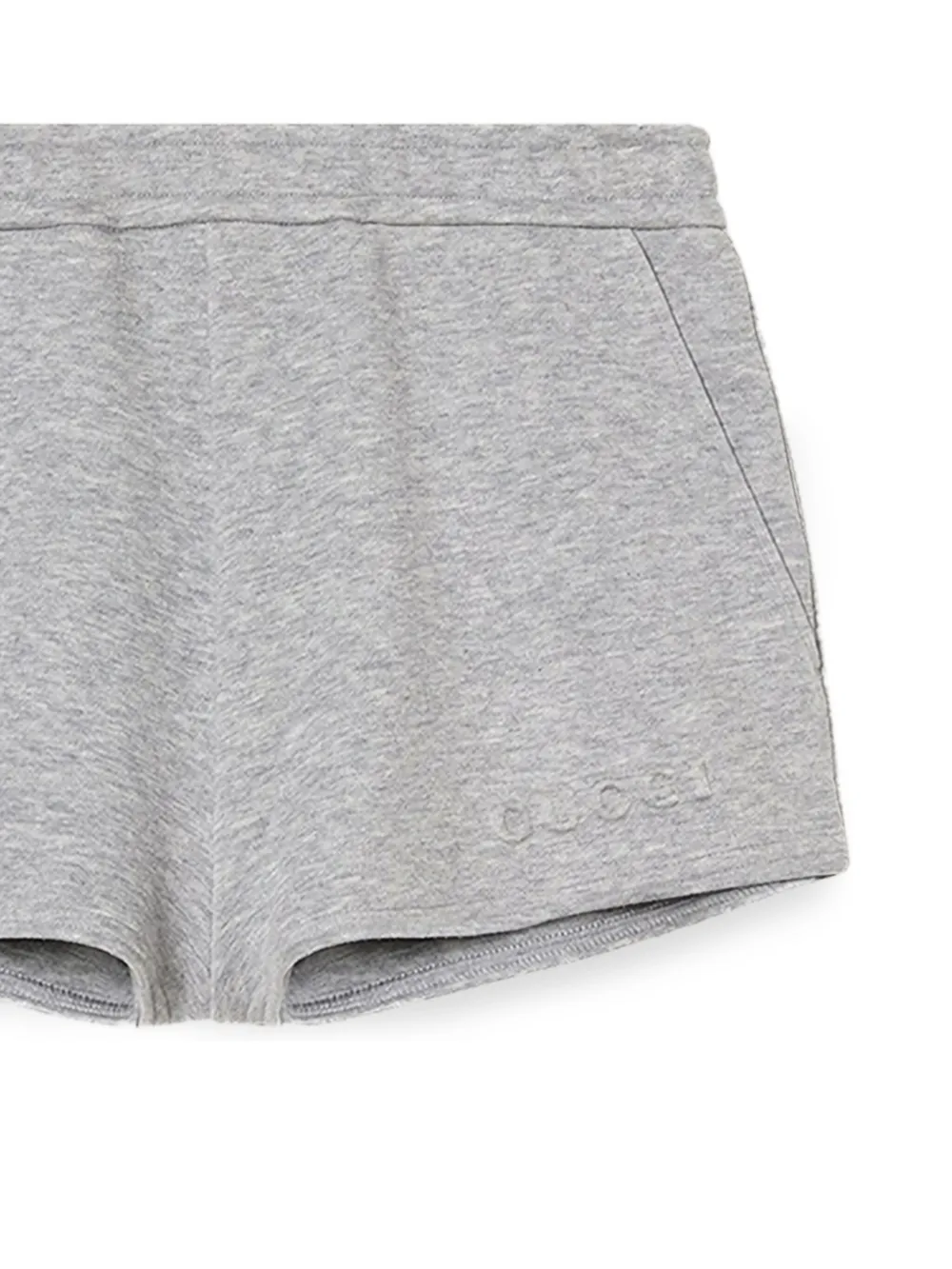 Gucci Jersey shorts met zijzak Grijs