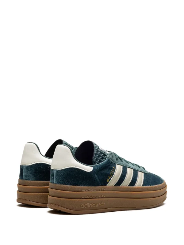 adidas gazelle silver green womens Gazelle Bold Womens Lifestyle Shoes (Green/Blue) Final Sale main image 0