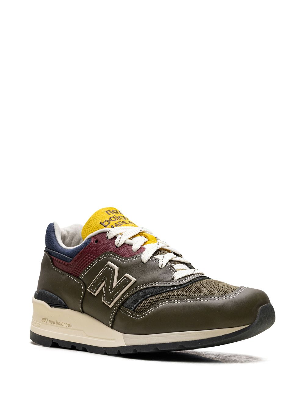 New Balance 997 "Aime Leon Dore - Dark Moss/Angora" sneakers - Groen