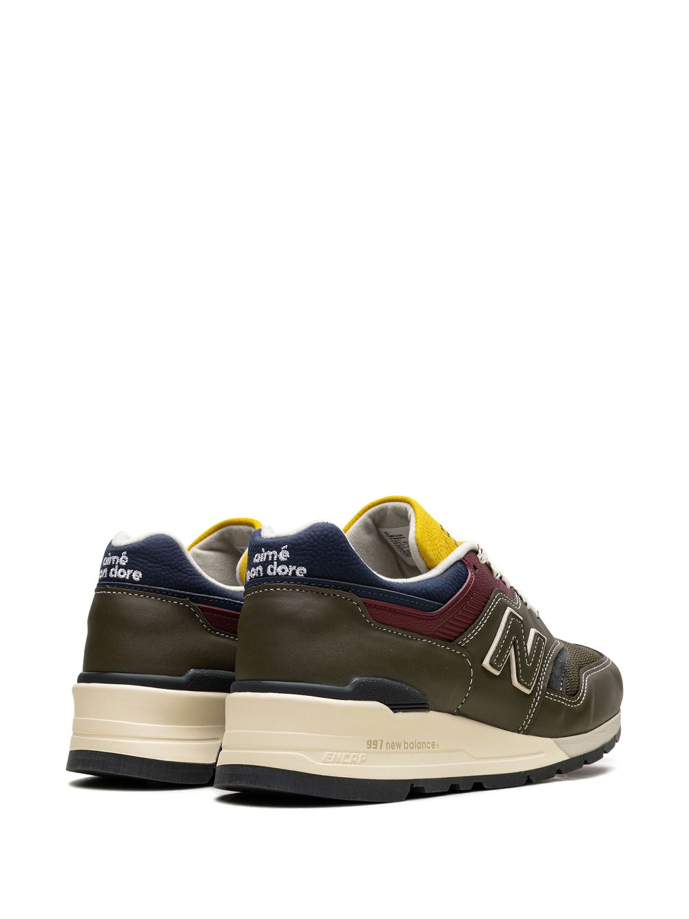 New Balance 997 "Aime Leon Dore Dark Moss Angora" sneakers Green