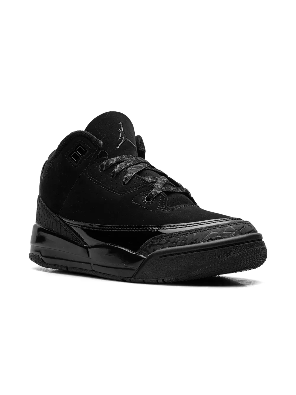 Jordan Kids Air Jordan 3 "Black Cat" sneakers Zwart