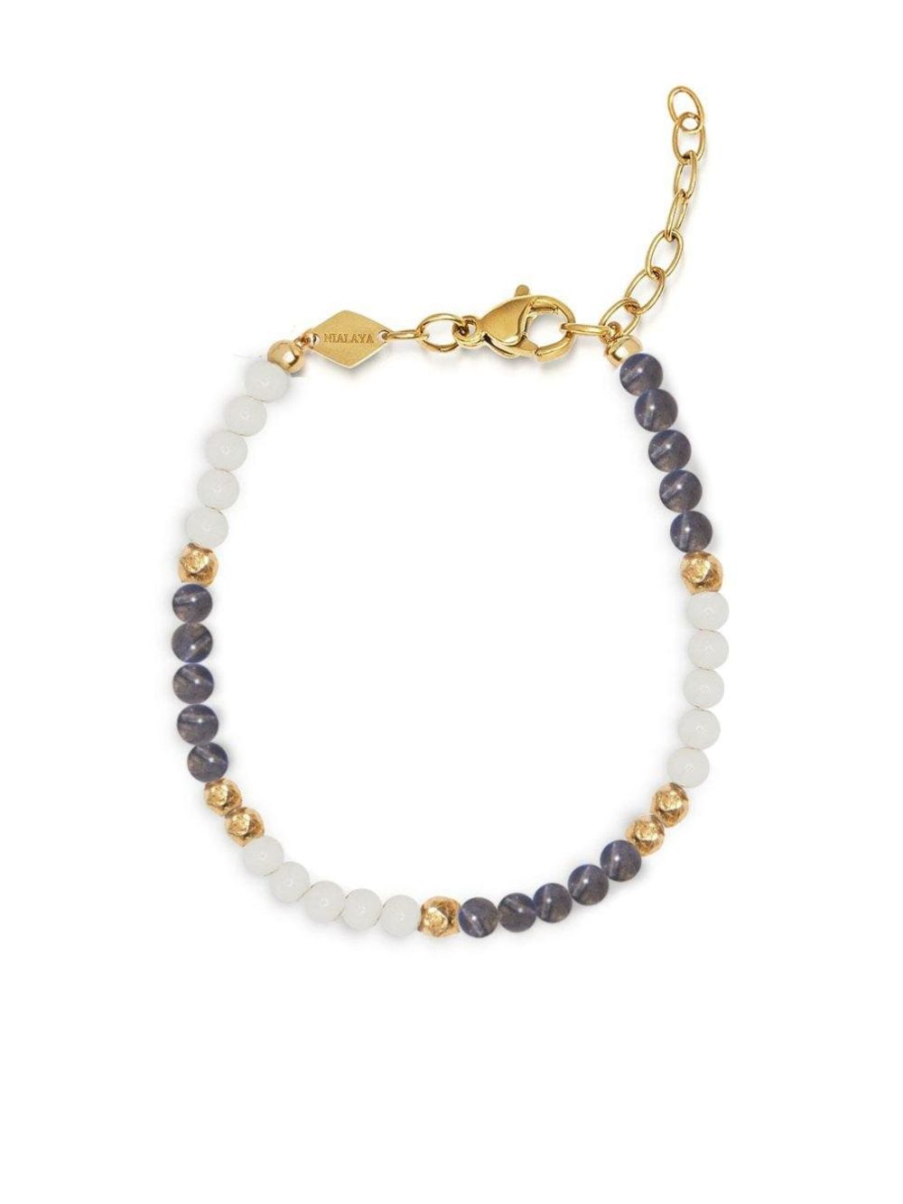 Nialaya Jewelry bead detailing bracelet - Gold