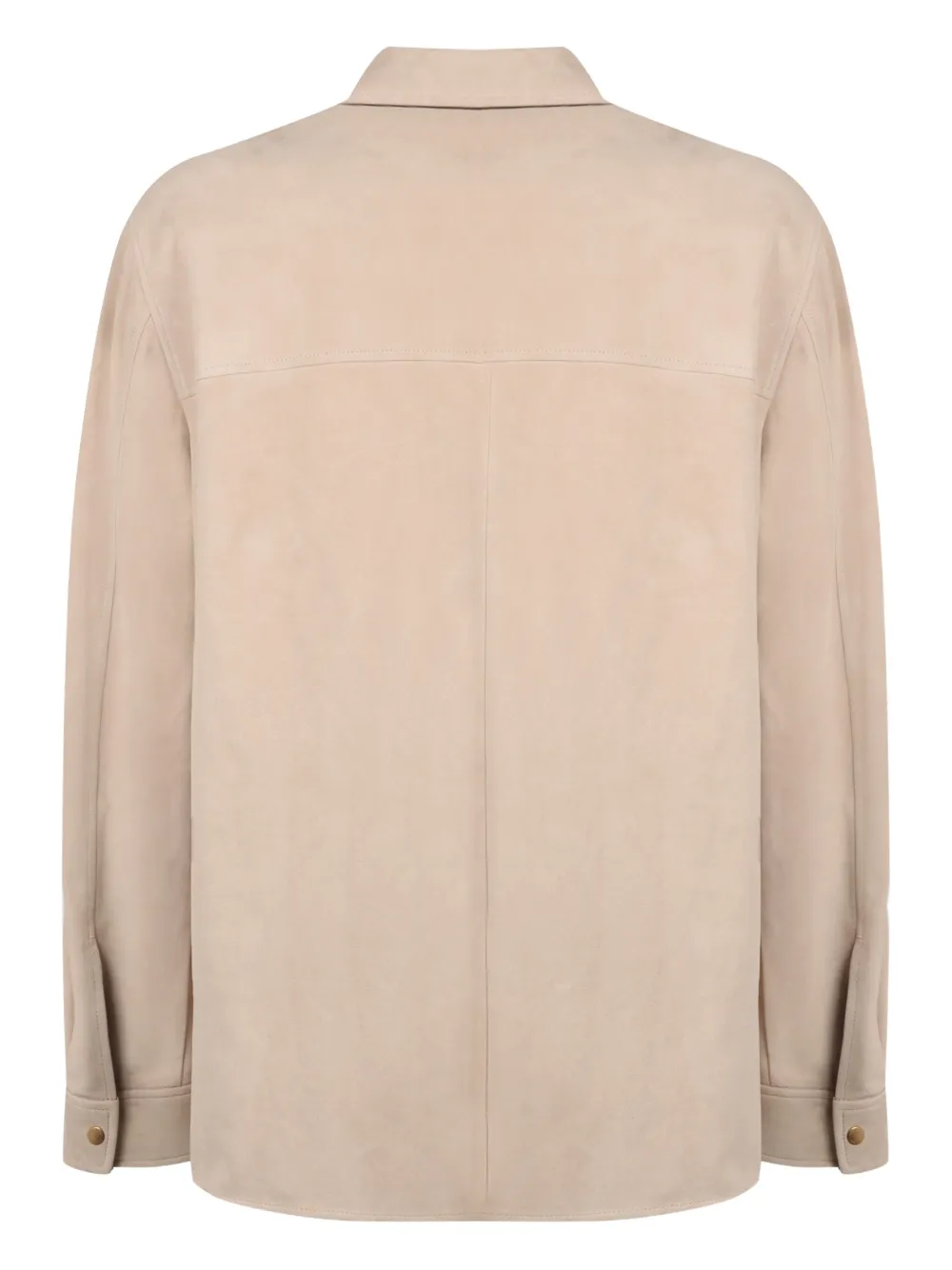 Agnona suede shirt - Beige