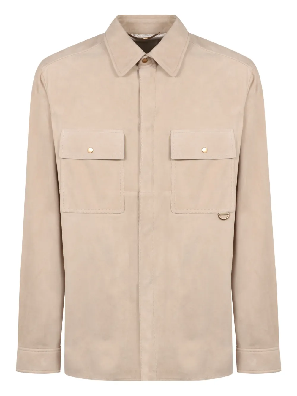 Agnona camisa de gamuza | neutro | Image 1