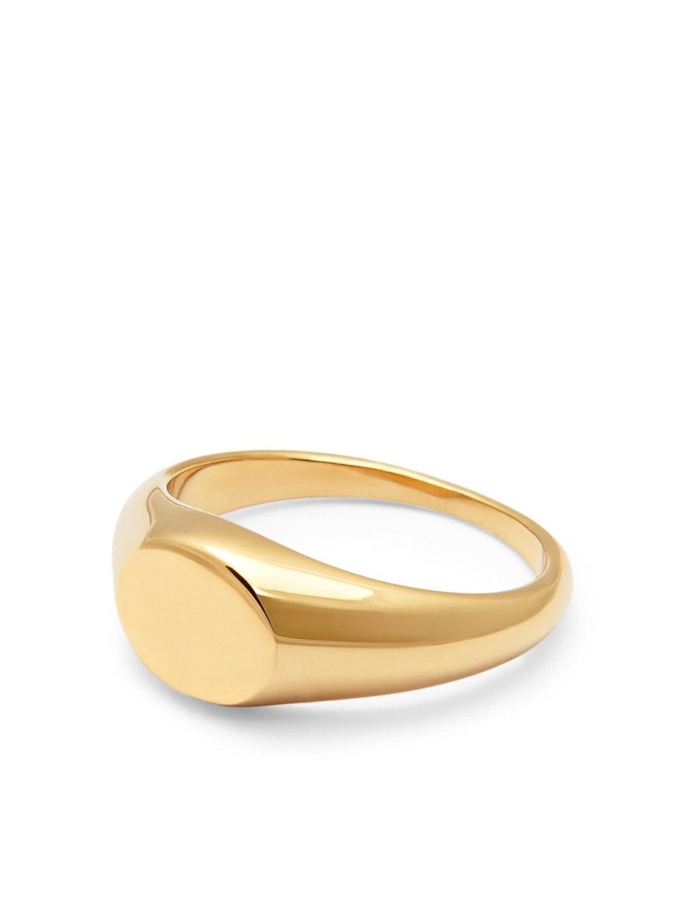 Nialaya Jewelry mini signet ring - Gold