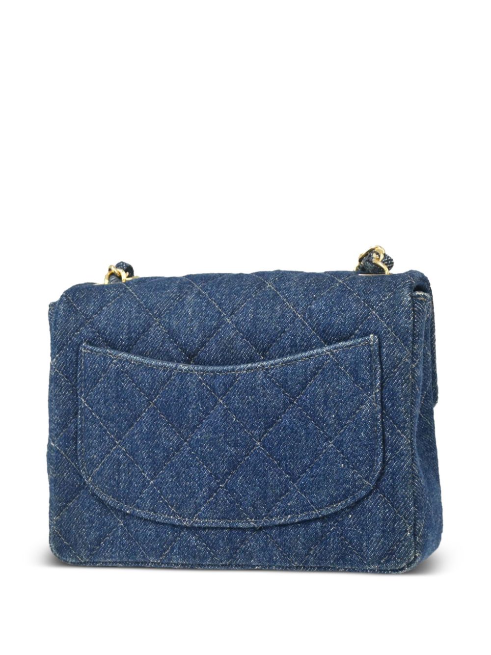 CHANEL Pre-Owned 1998 mini Classic Flap schoudertas - Blauw