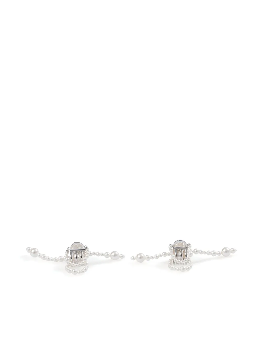 YVMIN aretes con borlas y perla | plateado | Image 1