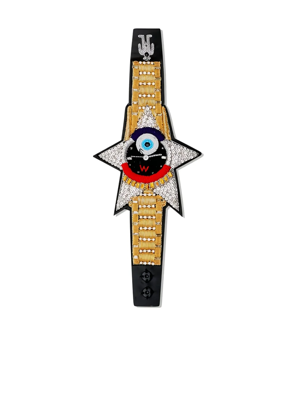 Walter Van Beirendonck star-eye bracelet - イエロー Walter Van Beirendonck star-eye bracelet - イエロー