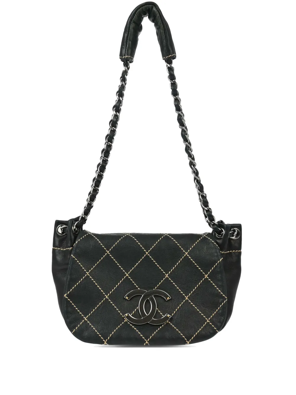 CHANEL Pre-Owned 2005 Wild Stitch shoulder bag – Black