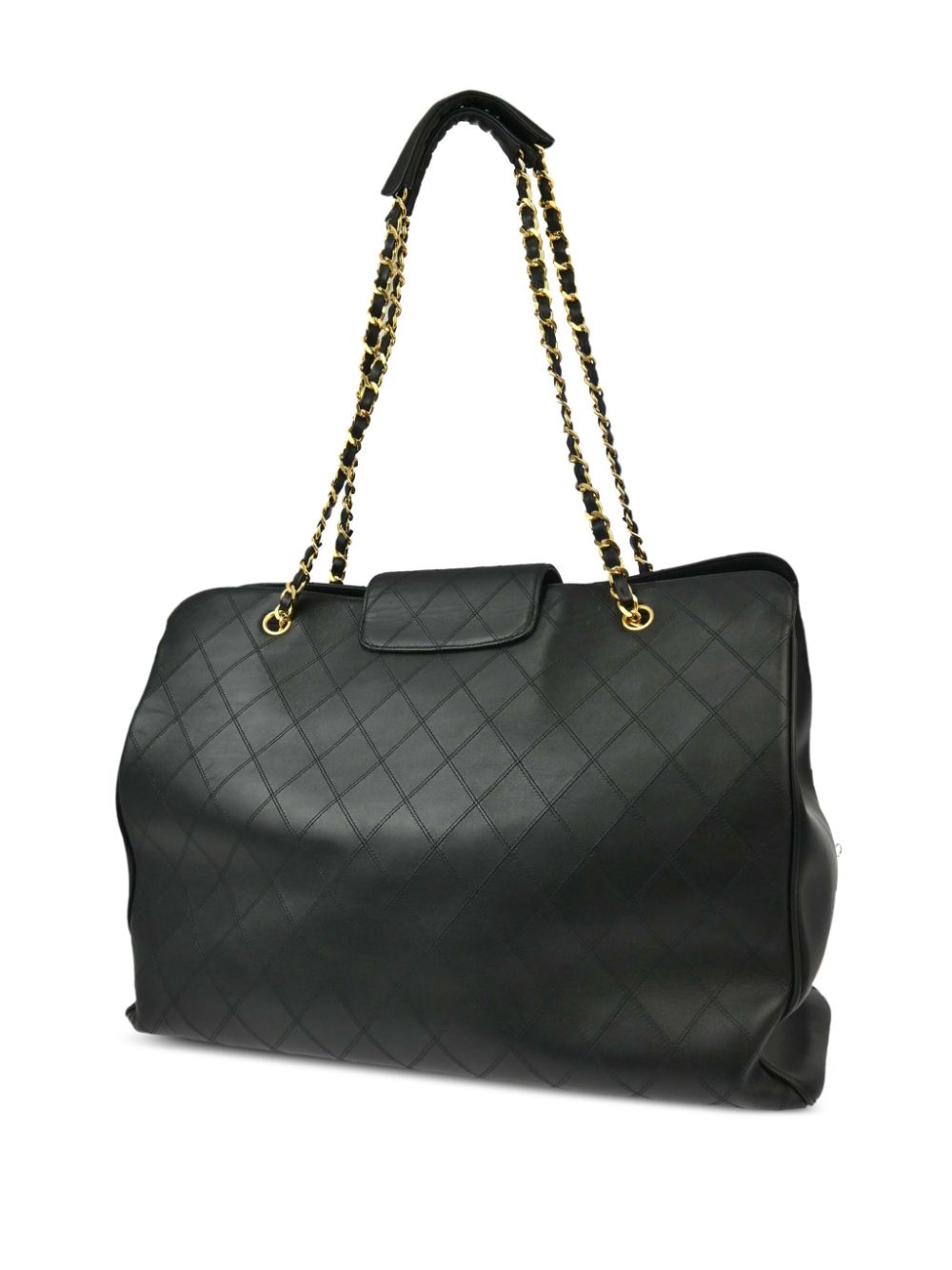 CHANEL Pre-Owned 1995 Supermodel Bicolore schoudertas - Zwart