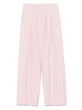 Maje pleat-detail trousers - Pink