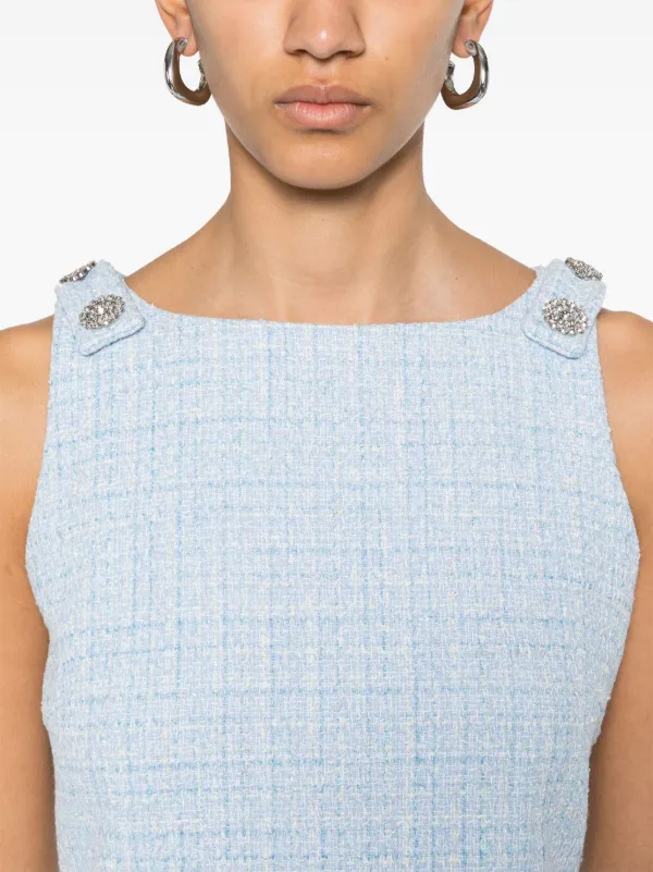 【2024正規激安】 Maje FARFETCH | Blue | Dress Mini Tweed スーツ・フォーマル・ドレス