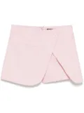 Maje wrap-detail shorts - Pink