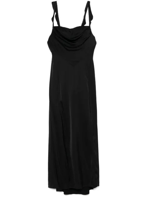 Robe longue à fini satiné - Maje - Modalova