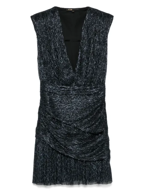 Maje Minikleid im Metallic-Look