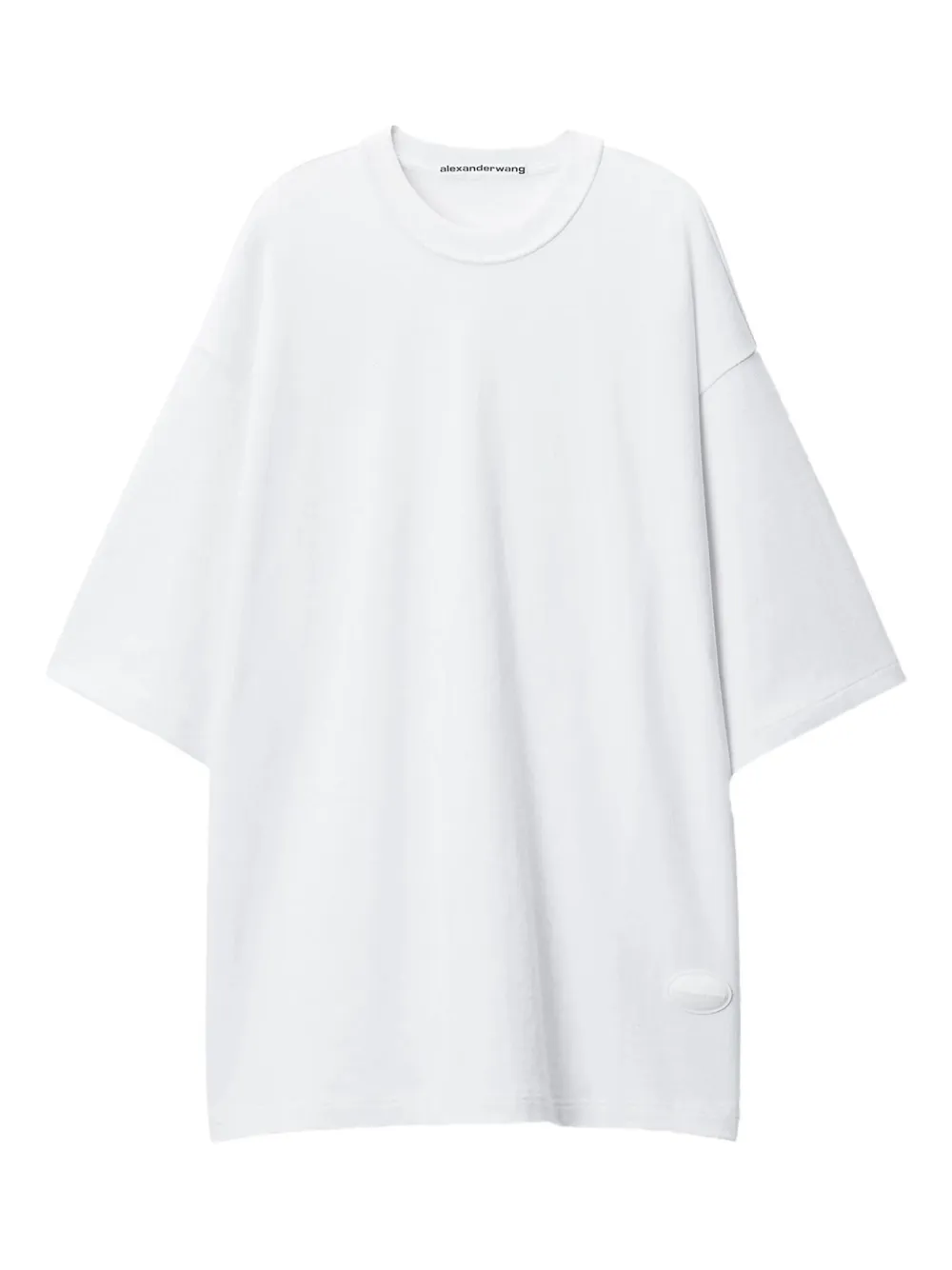 Alexander Wang logo-plaque t-shirt Wit